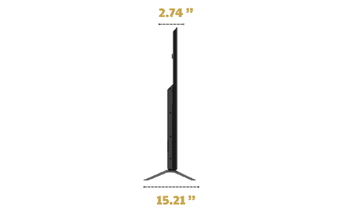 72 Inch Tv Dimensions With And Without Stand